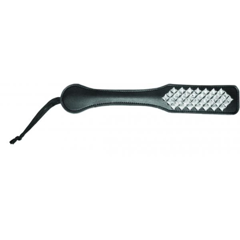 S&M Studded Paddle Silver