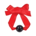 Sex & Mischief Amor Satin Ball Gag Red