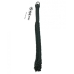 Sex and Mischief Shadow Rope Flogger Black