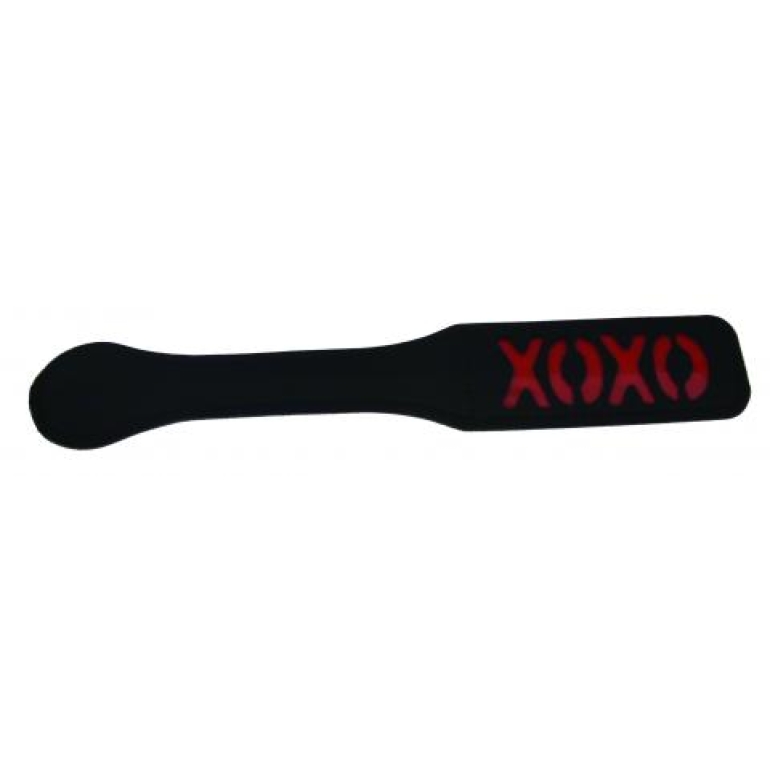 Sex And Mischief XOXO Paddle Black 12 Inches Red