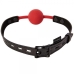Sportsheets Saffron Ball Gag Black Red One Size Fits Most