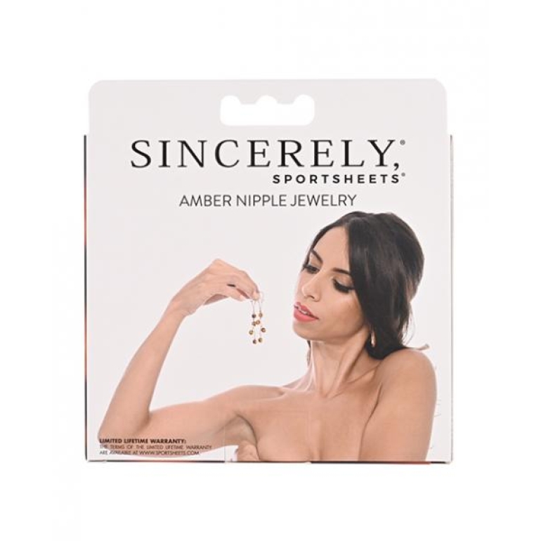 Sincerely Amber Nipple Jewelry Red