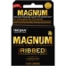 Trojan Magnum Ribbed Latex Condoms 3 Pack Clear