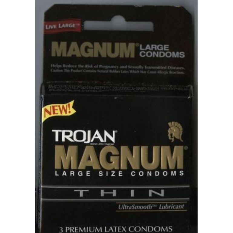 Trojan Magnum Thin 3 Pack Clear