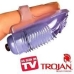 Trojan Vibrating Ultra Touch Finger Vibe Purple