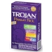 Trojan Pleasure Pack 12 Assorted Latex Condoms Clear