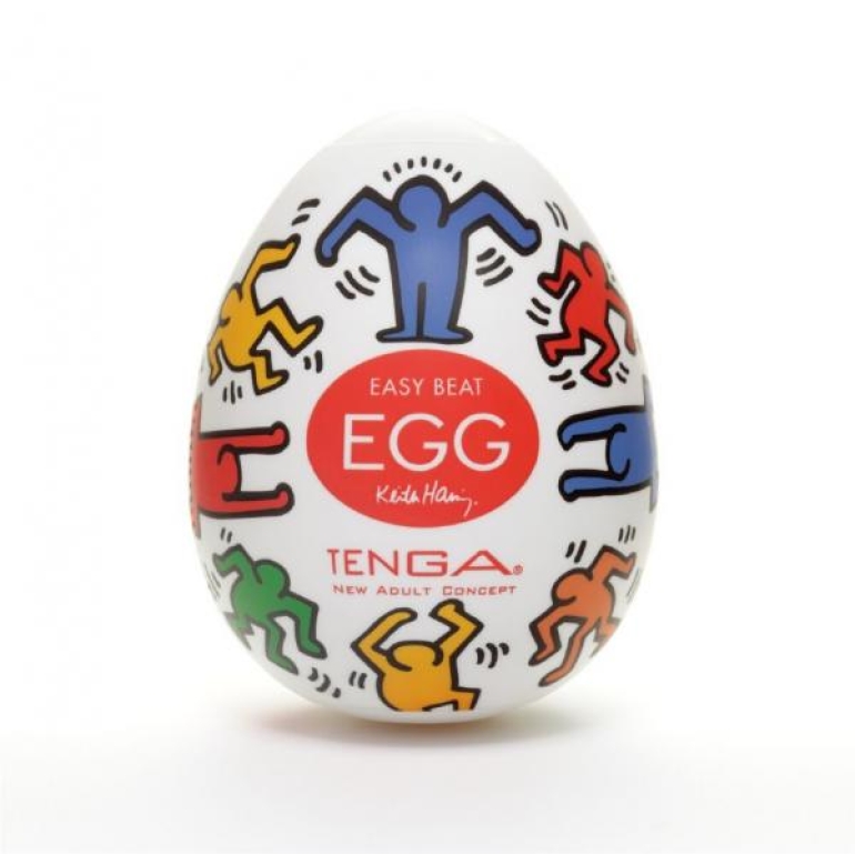 Tenga Keith Haring Egg Dance Stroker White