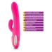 Viben Hypnotic Thrusting Rabbit W/ Clit Stim Hot Pink