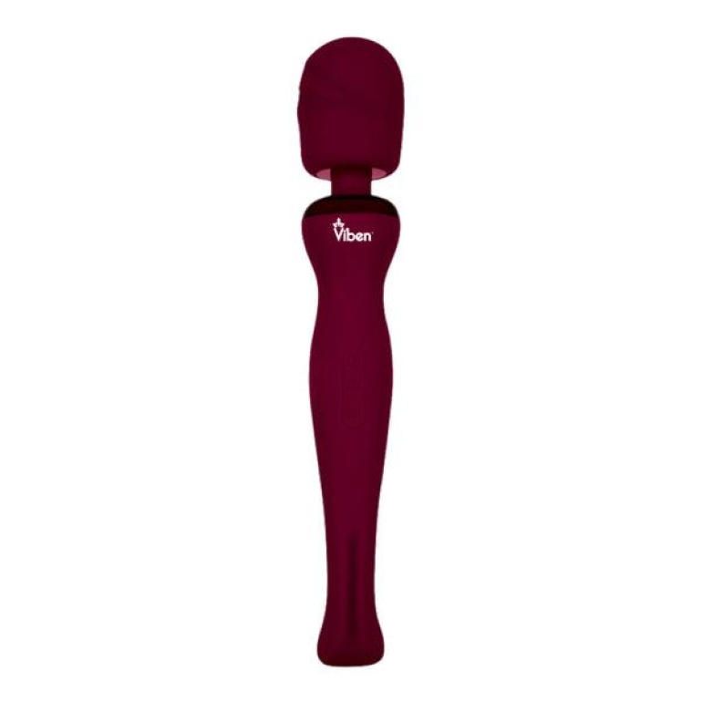 Viben Sultry Intense Handheld Wand Massager Ruby Red