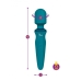 Viben Fierce Intense Wand Massager Ocean Teal