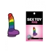 Rainbow Dildo Pin (net)