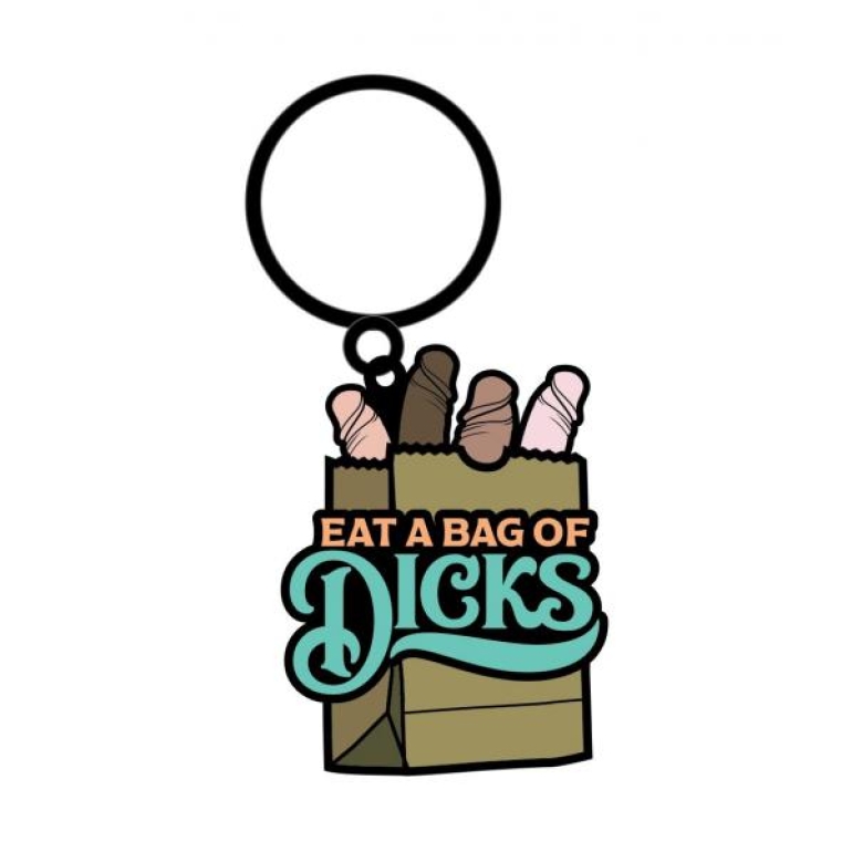 Eat A Bag Of Dicks Keychain (net)