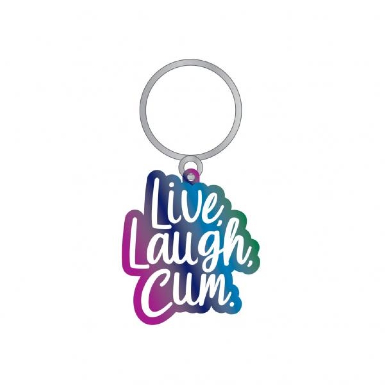 Live Laugh Cum Keychain (net)