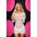 Lapdance Center Stage Mini Dress White O/s