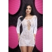 Lapdance Lace Off The Shoulder Mini Dress White O/s