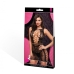 Lapdance Sexy Fishnet & Lace Mini Dress Black O/s