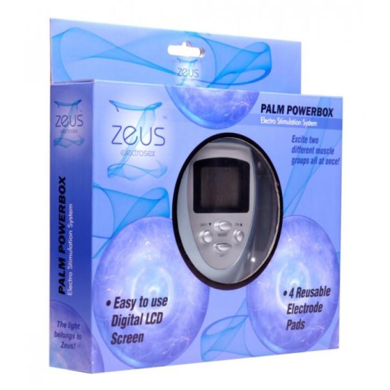 Zeus 6 Mode Palm Power Box With Pads Silver