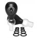 Nipple Amplifier Enlargement Bulbs with O-Rings Black