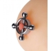 Stainless Steel Rings Of Fire Nipple Press Set Silver