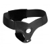 Strap U Crave Double Penetration Faux Leather Strap On Black