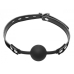 Premium Hush Locking Silicone Ball Gag Black