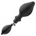 Expander Inflatable Anal Plug with Pump Black