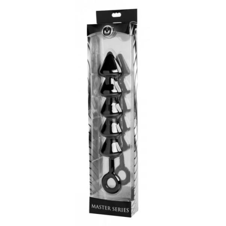 Spades XL Anal Beads Black