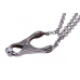 Master Series Affix Triple Chain Nipple Clamps Silver