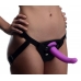 Strap U Navigator Silicone G Spot Dildo With Harness One Size Fits Most