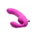 Royal Rider Vibrating Strapless Strap On Dildo Purple