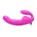 Royal Rider Vibrating Strapless Strap On Dildo Purple