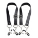 Spread Labia Spreader Straps with Clamps Black