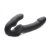 Evoke Super Charged Black Vibrating Strapless Strap On Black