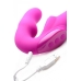 Evoke Super Charged Pink Vibrating Strapless Silicone Dildo