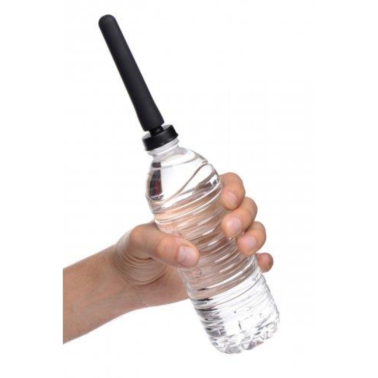 Travel Enema Water Bottle Adapter 5 Piece Set Clear