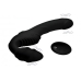 Pro Rider 9X Vibrating Strapless Strap On With Remote Control Black
