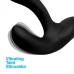 Alpha Pro 7X P-Bender Bendable Prostate Stimulator, Remote Control Black