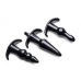 Frisky Thrill Trio Anal Plug Set Black