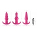 Frisky Thrill Trio Anal Plug Set Pink