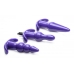 Frisky Thrill Trio Anal Plug Set Purple