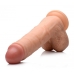 Strap U Real Thrusting & Vibrating Dildo With Remote Beige