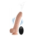 Loadz 8.5in Vibrating Dildo Squirting Light Nude