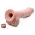 Loadz 8.5in Vibrating Dildo Squirting Light Nude