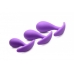 Frisky Booty Poppers Curved Silicone Anal Trainer 3pc Set Purple