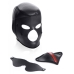 Master Series Scorpion Hood Blindfold & Face Mask Neoprene Black
