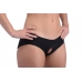 Strap U Lace Envy Crotchless Panty Harness Black X/xl L/XL