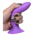 Squeeze-it Slender Dildo Purple