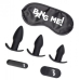 Bang! Backdoor Adventure 3pc Butt Plug Bullet & Blindfold Kit Black