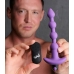 Bang! Vibrating Silicone Anal Beads & Remote Purple