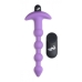 Bang! Vibrating Silicone Anal Beads & Remote Purple